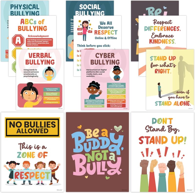 25 Best Anti-Bullying Posters and Incentives Available on Amazon