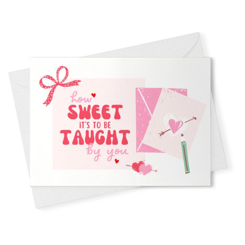 Tiny Expressions Coffee Gift Card Holders with White Envelopes (4 Valentine Card Holders)