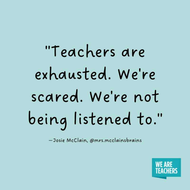 We Used to Love Teaching. Now We Fear For Our Lives. - We Are Teachers