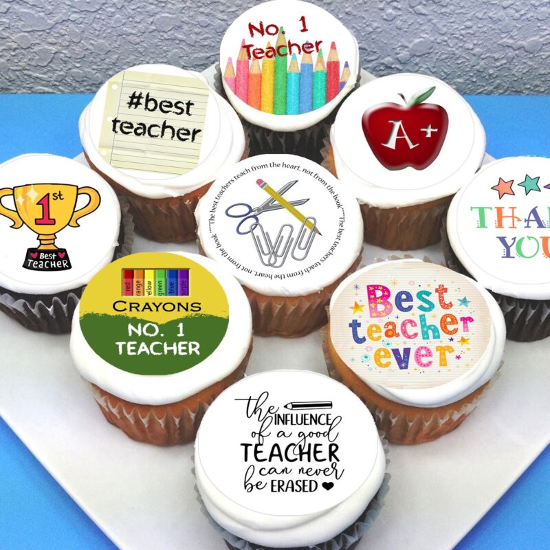 Teacher cupcakes