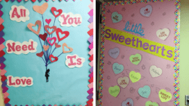 18 Lovely Valentine’s Day Bulletin Board Ideas