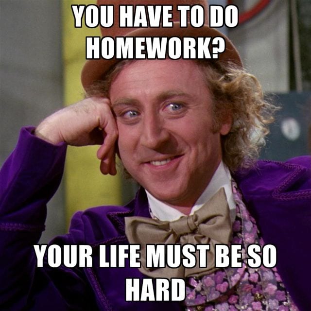 student homework jokes