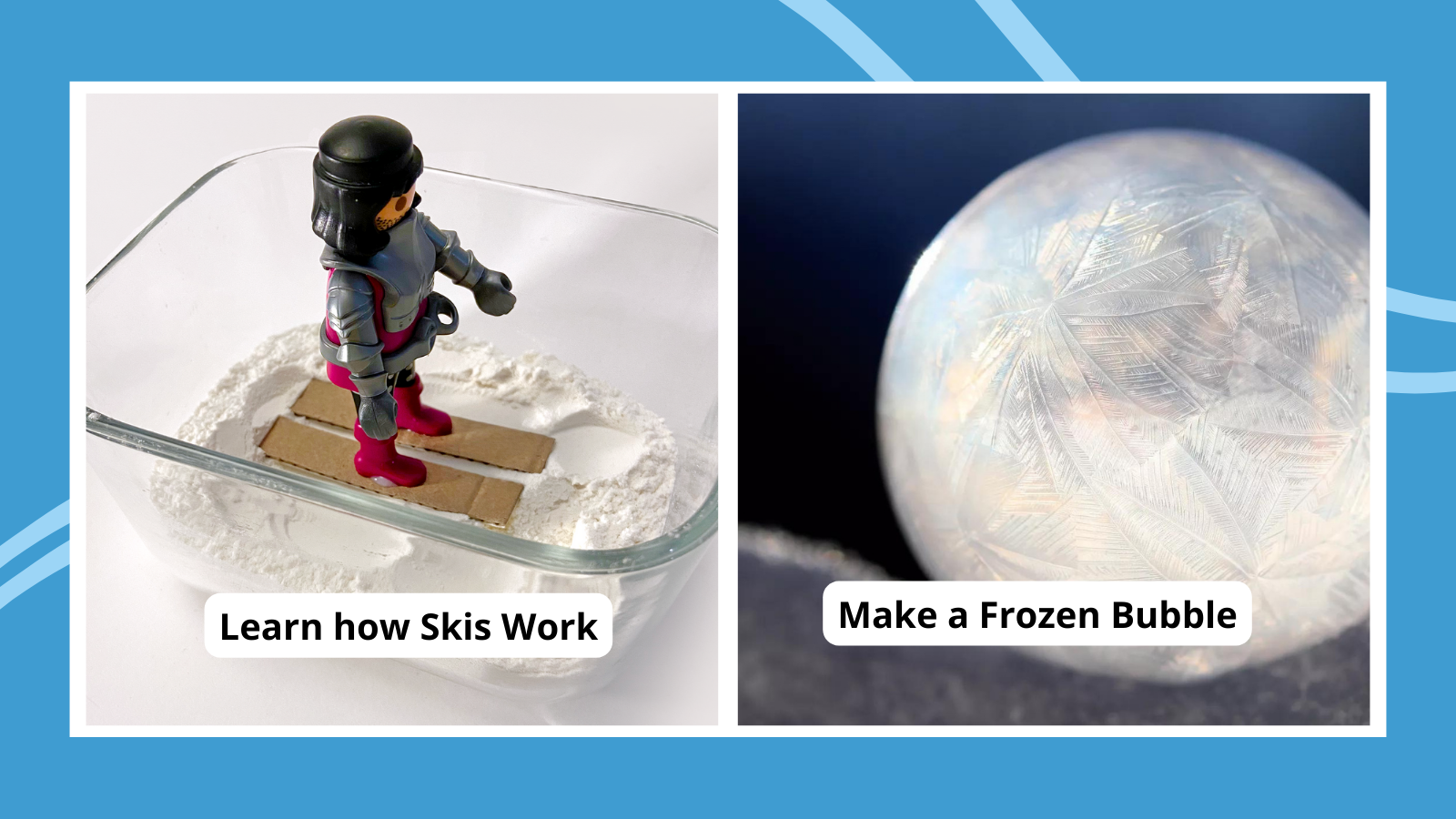 This frozen, fizzy, colorful science activity is easy to prep and